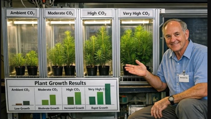 Ambient CO2, Moderate CO2, High CO2, Very High CO2. Plant Growth Results. Low Growth, Moderate Growth, Increased Growth, Rapid Growth. Session ID: 7514.