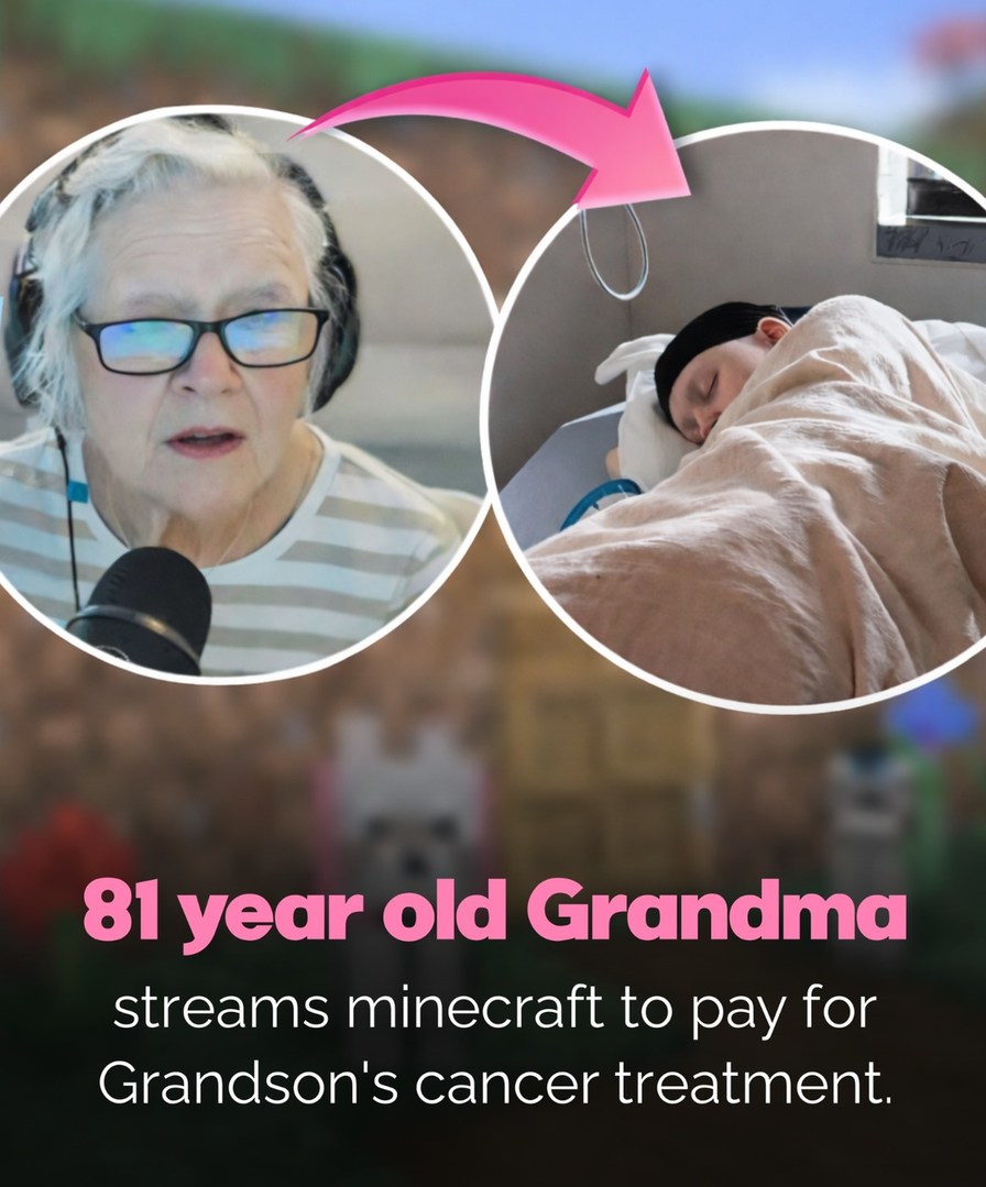 81 year old Grandma streams minecraft to pay for Grandson's cancer treatment.