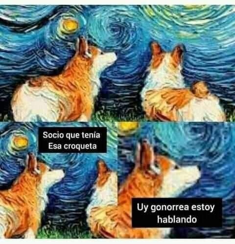 Socio que tenia Esa croqueta
Uy gonorrea estoy hablando