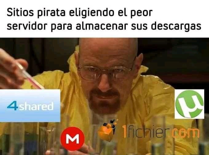 Sitios pirata eligiendo el peor servidor para almacenar sus descargas