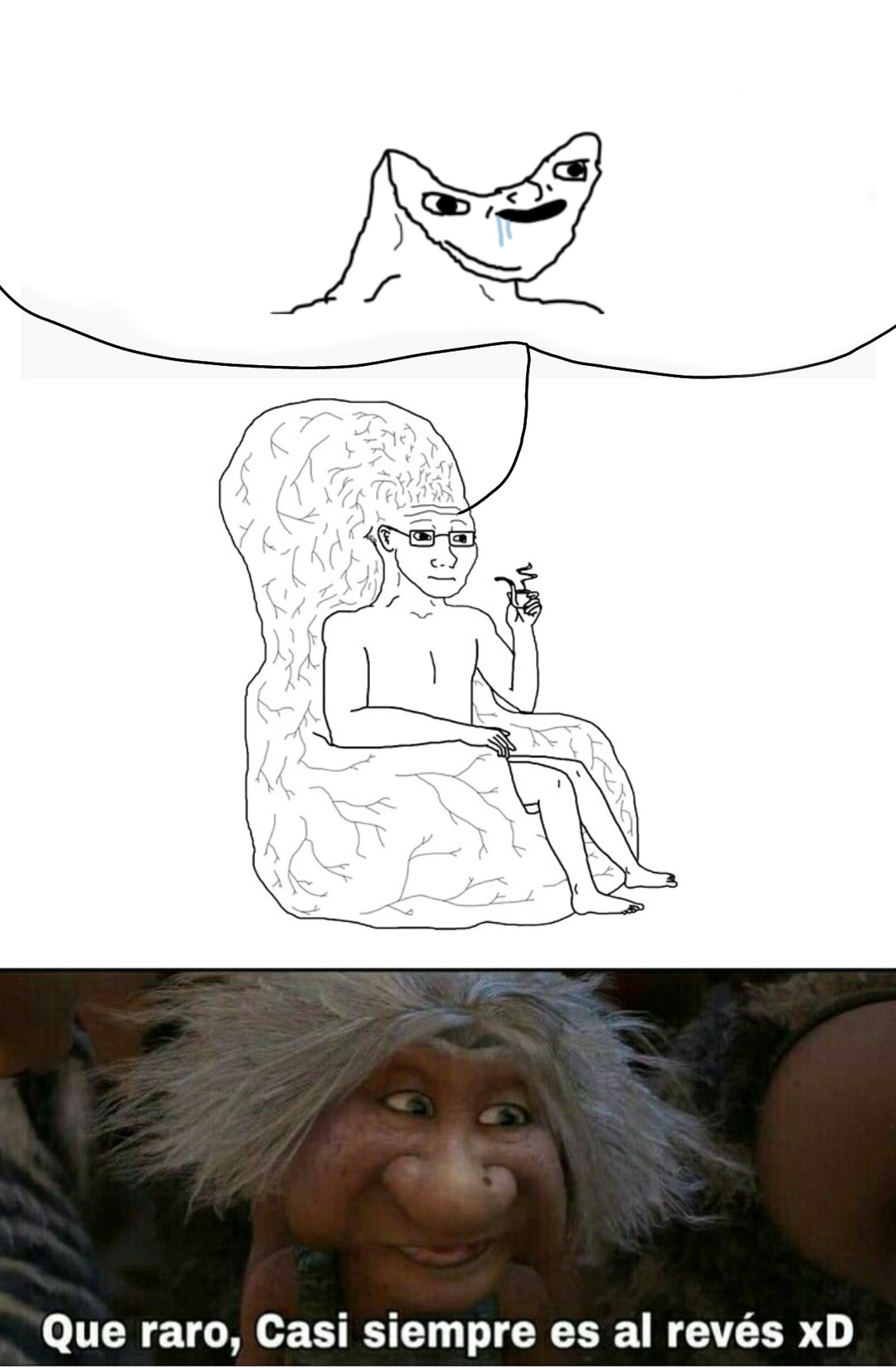 Que raro, Casi siempre es al revés xD