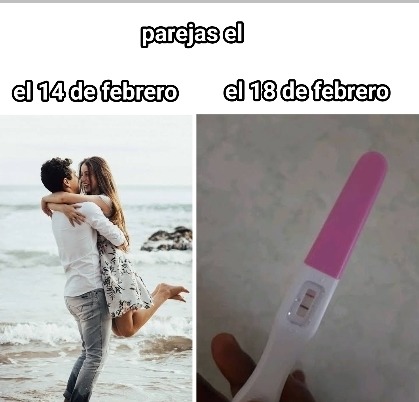 parejas el 14 de febrero el 18 de febrero