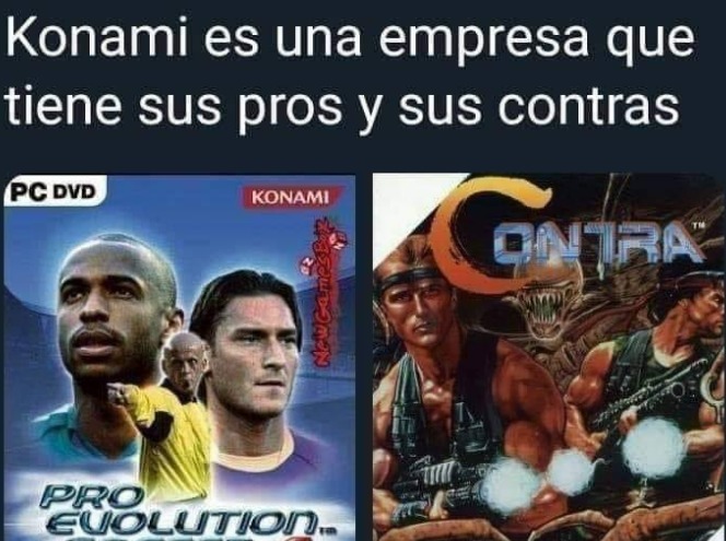 Konami es una empresa que tiene sus pros y sus contras