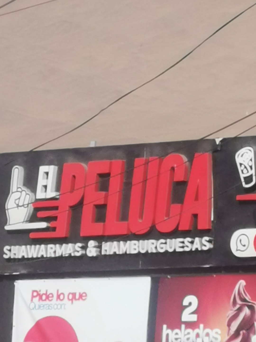 EL PELUCA
SHAWARMAS & HAMBURGUESAS