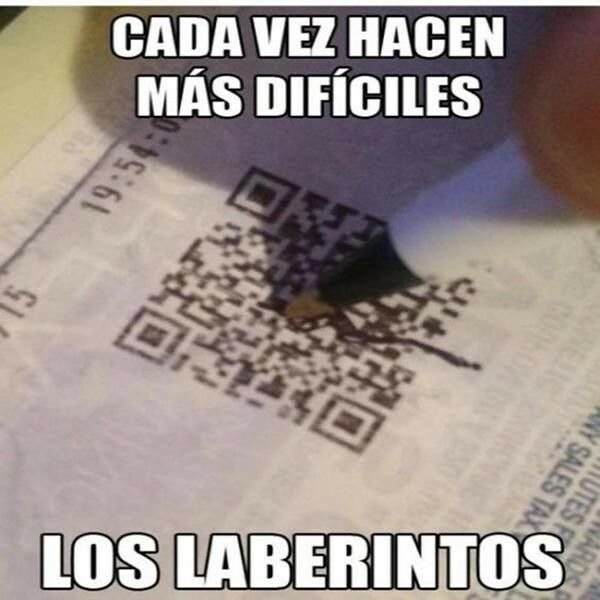 CADA VEZ HACEN MÁS DIFÍCILES LOS LABERINTOS