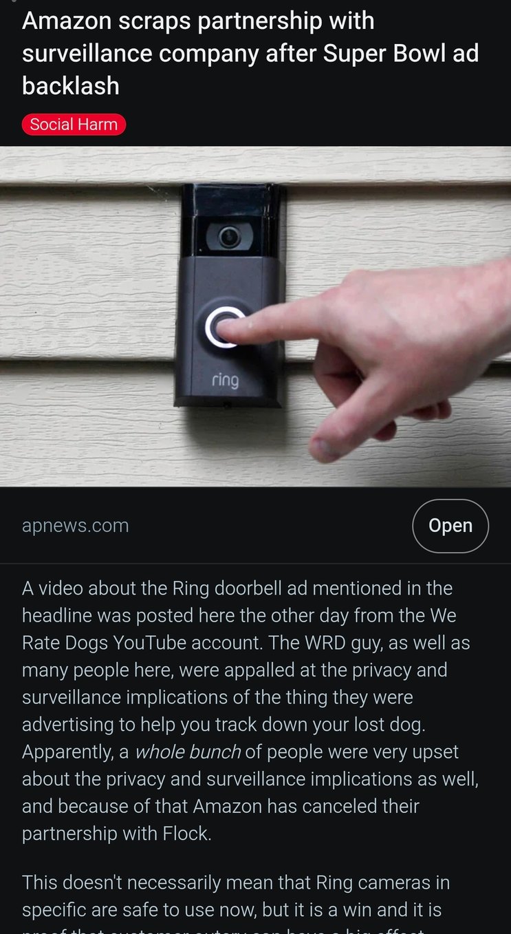 Amazon scraps partnership with surveillance company after Super Bowl ad backlash