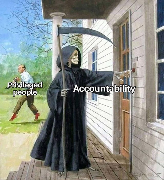 Privileged people
Accountability
