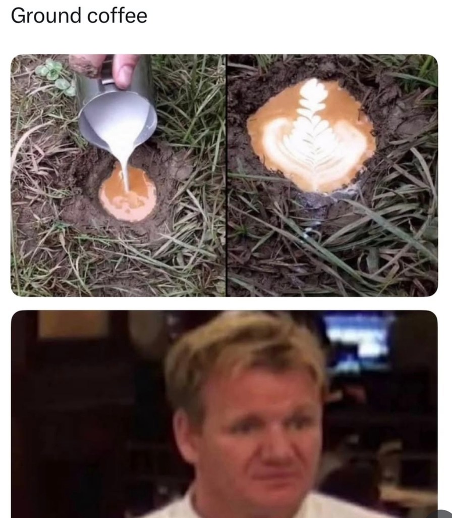 Ground coffee