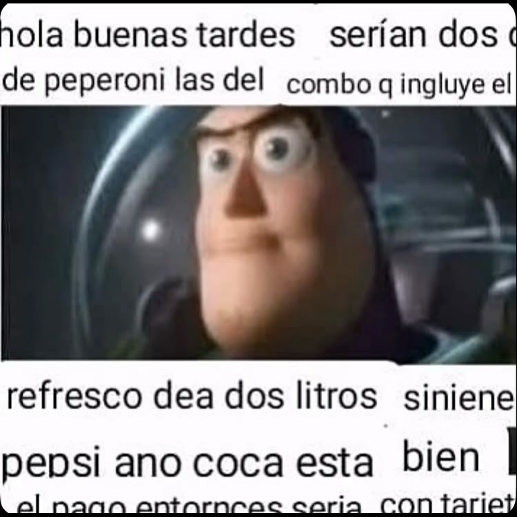hola buenas tardes serían dos refrescos de dos litros Pepsi o Coca Cola? está bien el pago entonces sería con tarjeta