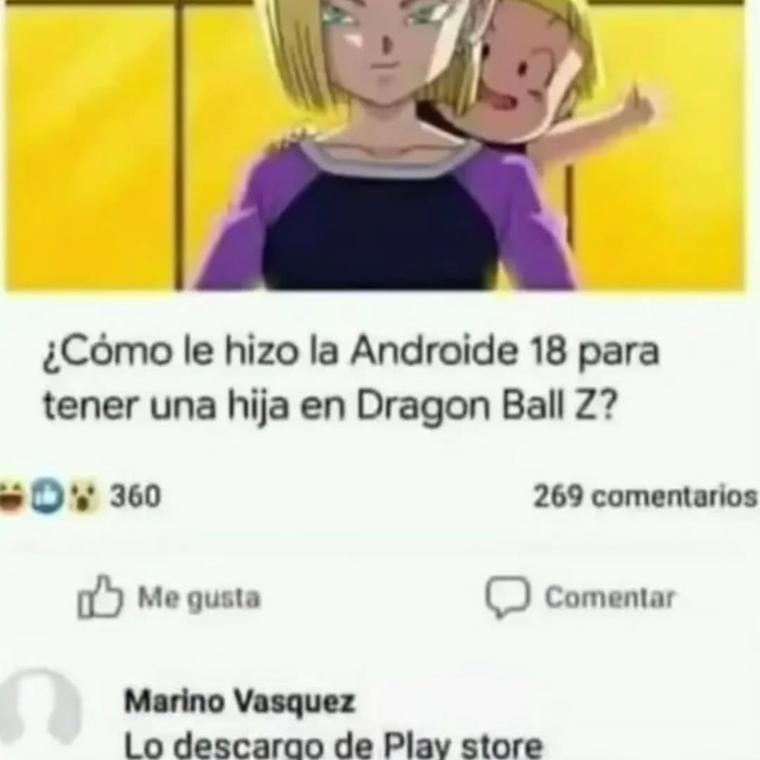 ¿Cómo le hizo la Androide 18 para tener una hija en Dragon Ball Z?
