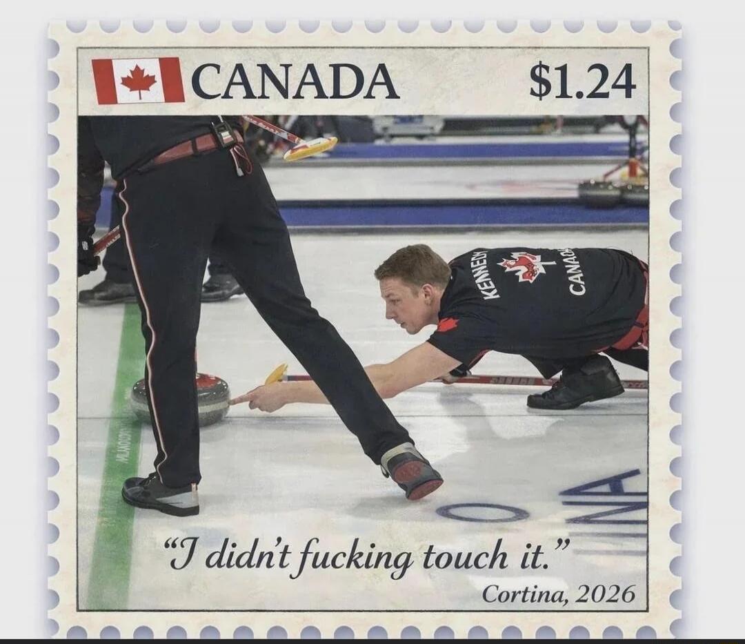 CANADA $1.24
I didn't fucking touch it.
Cortina, 2026