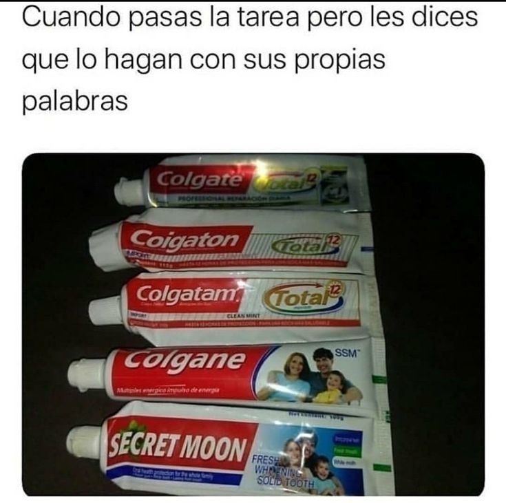 Cuando pasas la tarea pero les dices que lo hagan con sus propias palabras