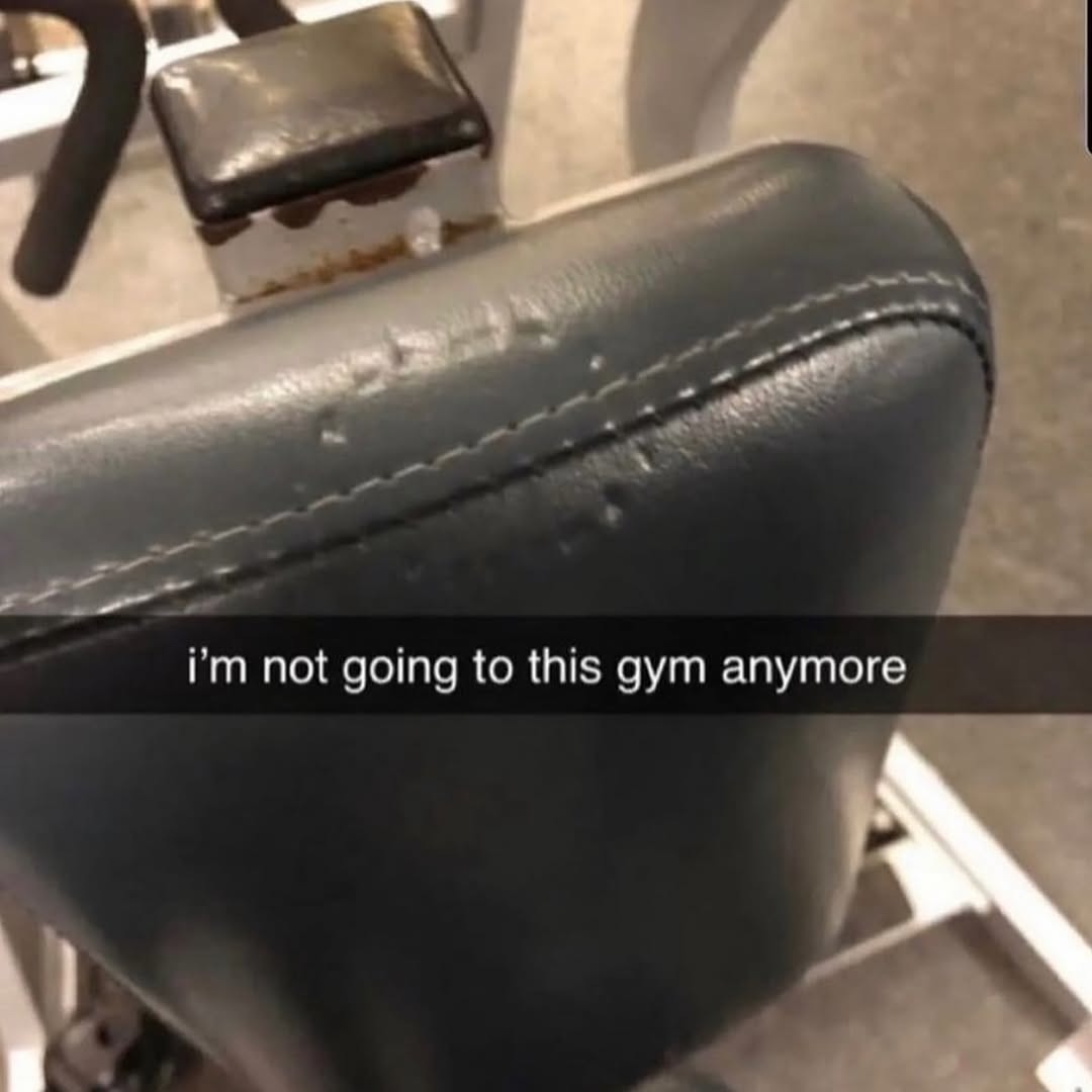 i'm not going to this gym anymore