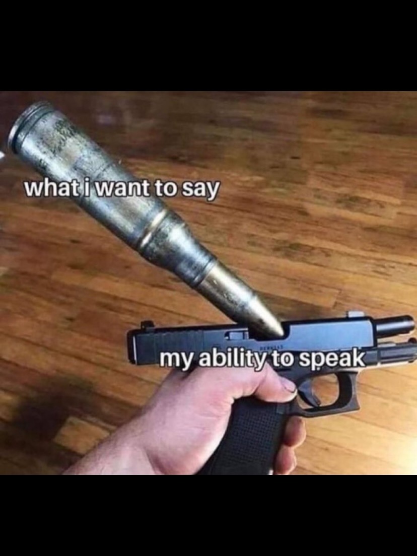 what i want to say
my ability to speak