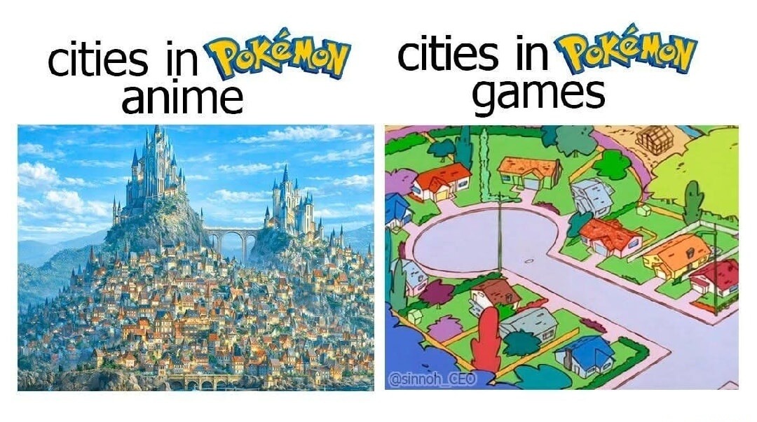 cities in Pokémon anime
cities in Pokémon games