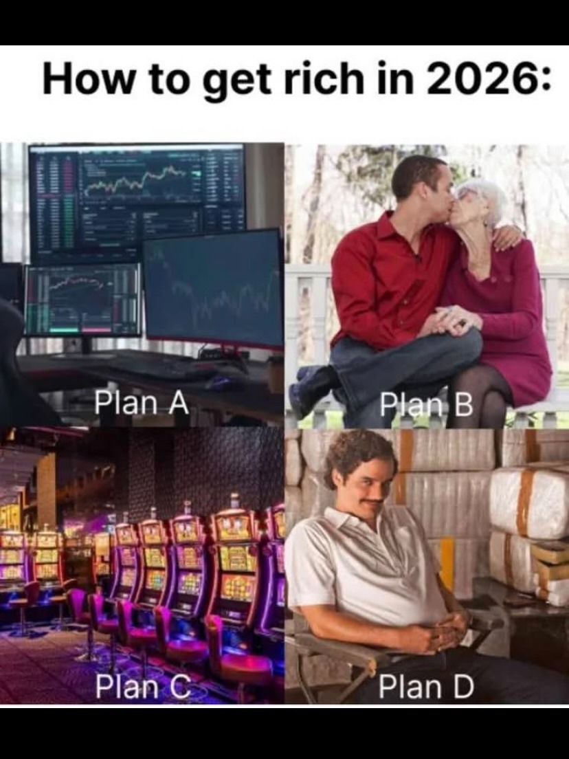 How to get rich in 2026: Plan A Plan B Plan C Plan D
