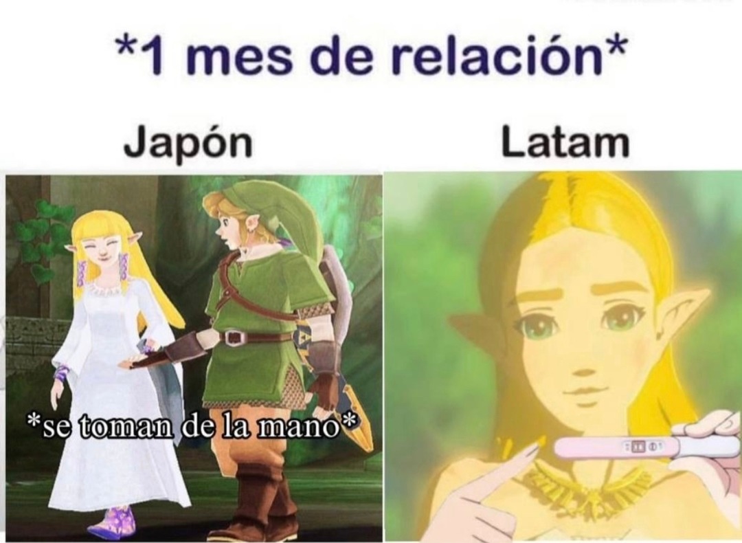 *1 mes de relación*
Japón: *se tomaron de la mano*
Latam:
