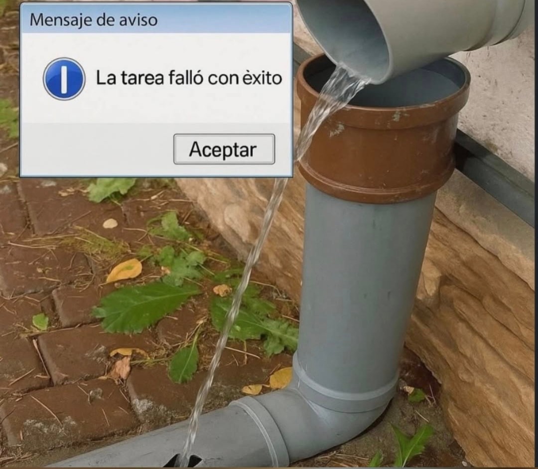 Mensaje de aviso\nLa tarea falló con éxito\nAceptar