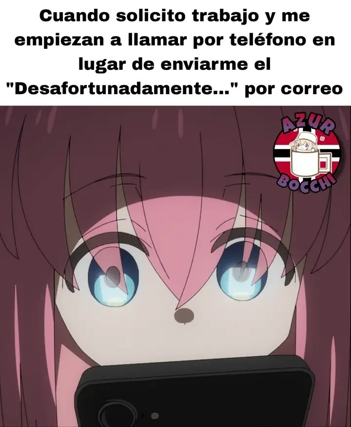 Cuando solicito trabajo y me empiezan a llamar por teléfono en lugar de enviarme el 