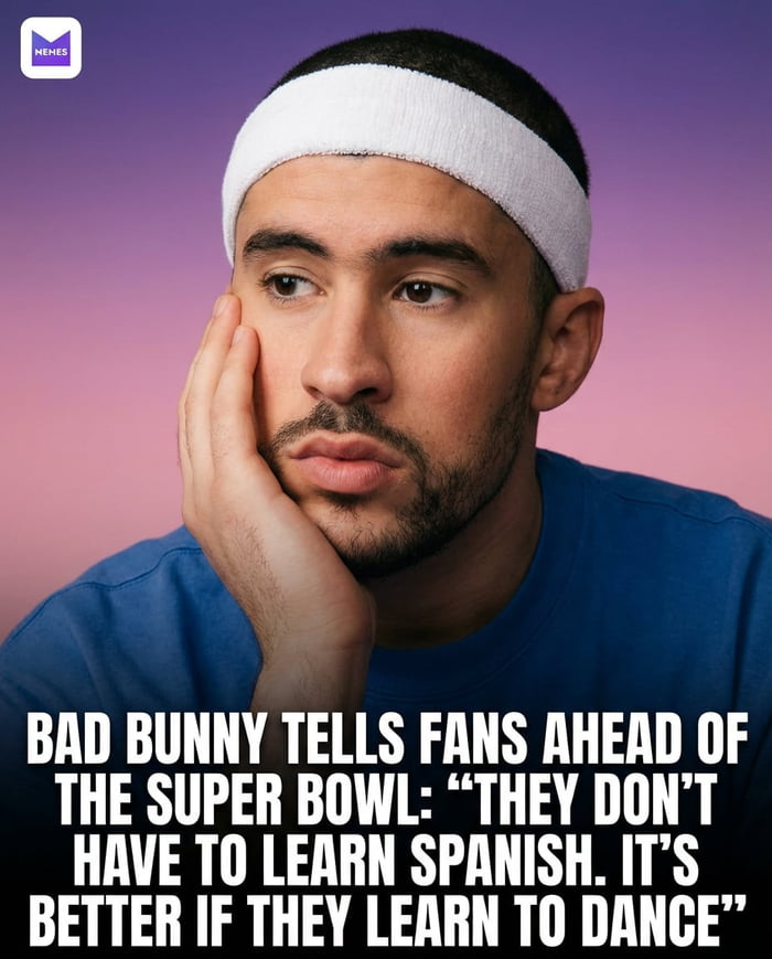 BAD BUNNY DICE A LOS FANS ANTES DEL SUPER BOWL: 