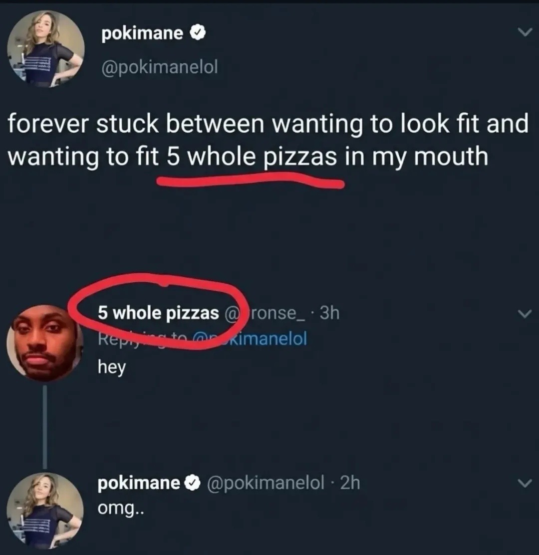 forever stuck between wanting to look fit and wanting to fit 5 whole pizzas in my mouth