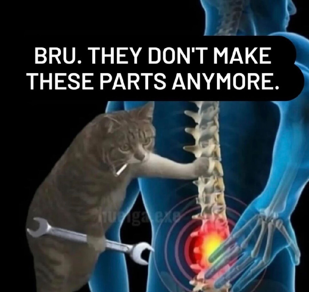 BRU. THEY DON'T MAKE THESE PARTS ANYMORE.