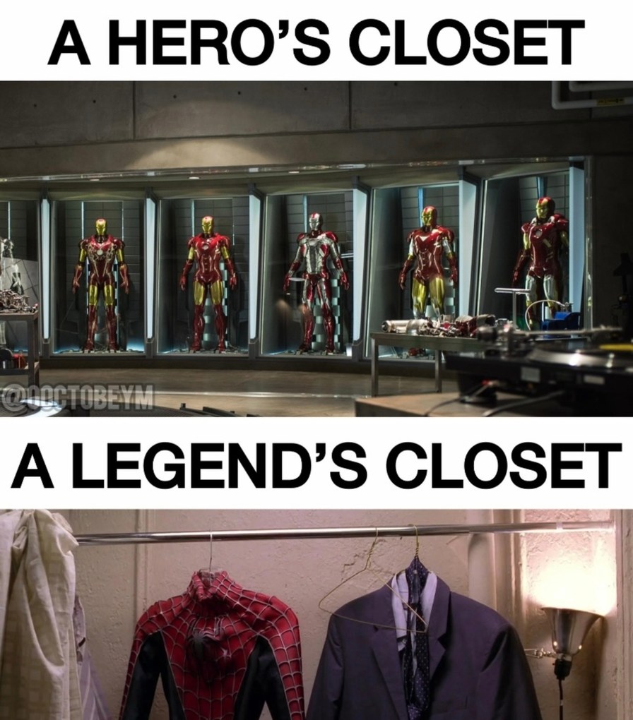 A HERO'S CLOSET
A LEGEND'S CLOSET