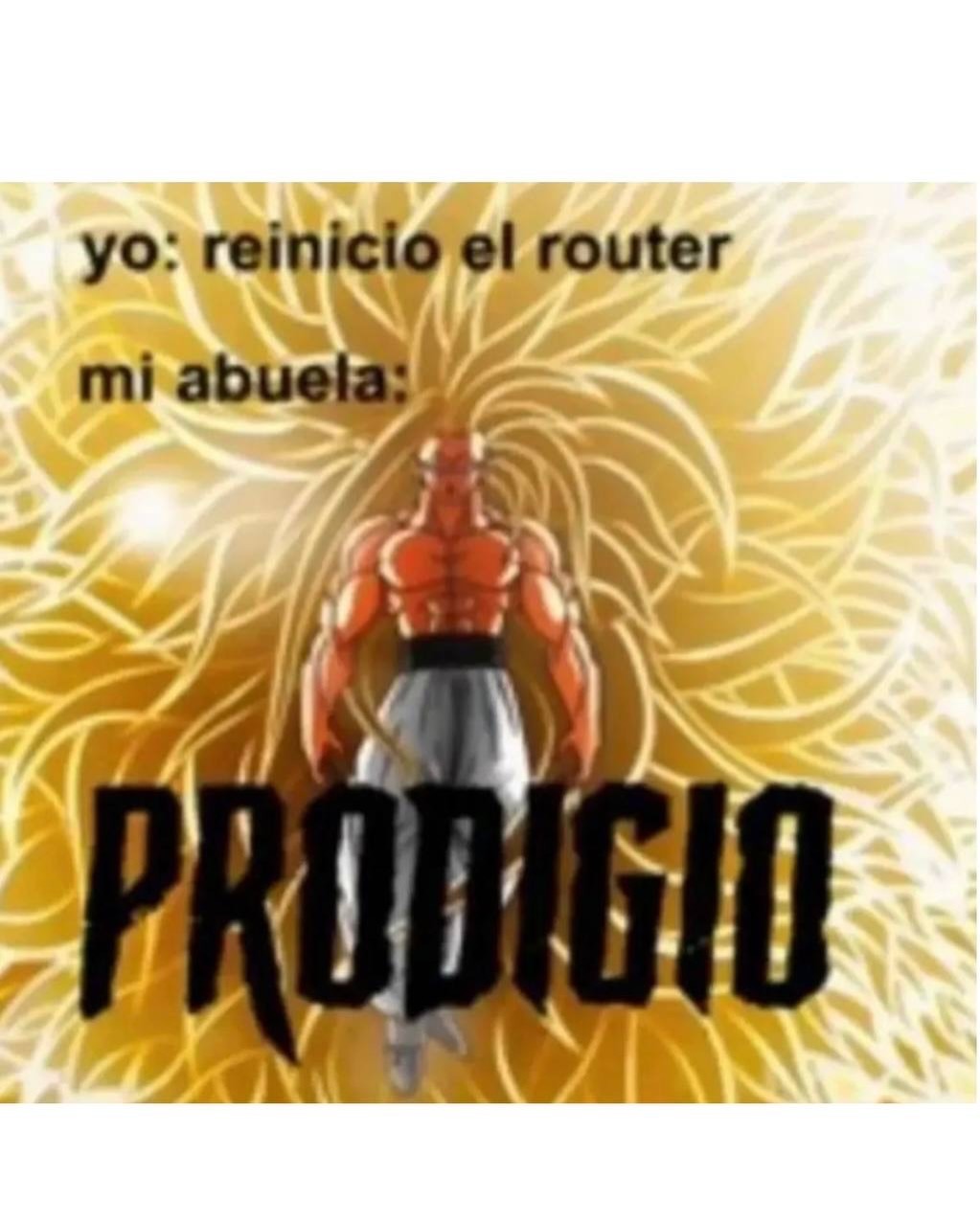 yo: reinicio el router\nmi abuela:\nPRODIGIO