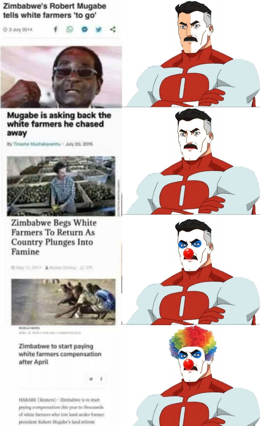 Zimbabwe's Robert Mugabe tells white farmers 'to go' Mugabe is asking back the white farmers he chased away Zimbabwe B eg s White Farmers To Return As Country Plunges Into Famine Zimbabwe to start paying white farmers compensation after April