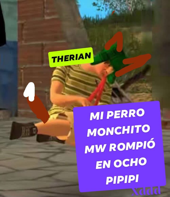 THERIAN MI PERRO MONCHITO MW ROMPIÓ EN OCHO PIPIPI