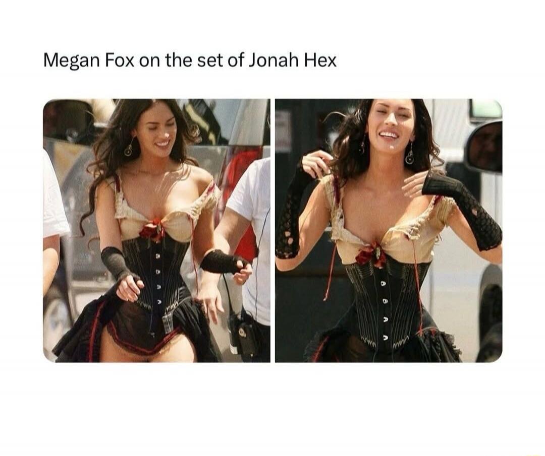 Megan Fox on the set of Jonah Hex