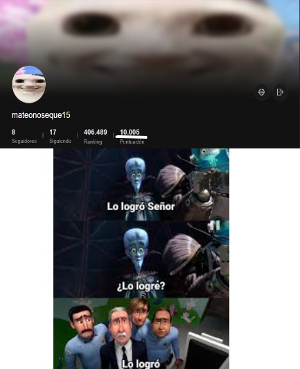 Lo logró Señor
¿Lo logró?
Lo logró