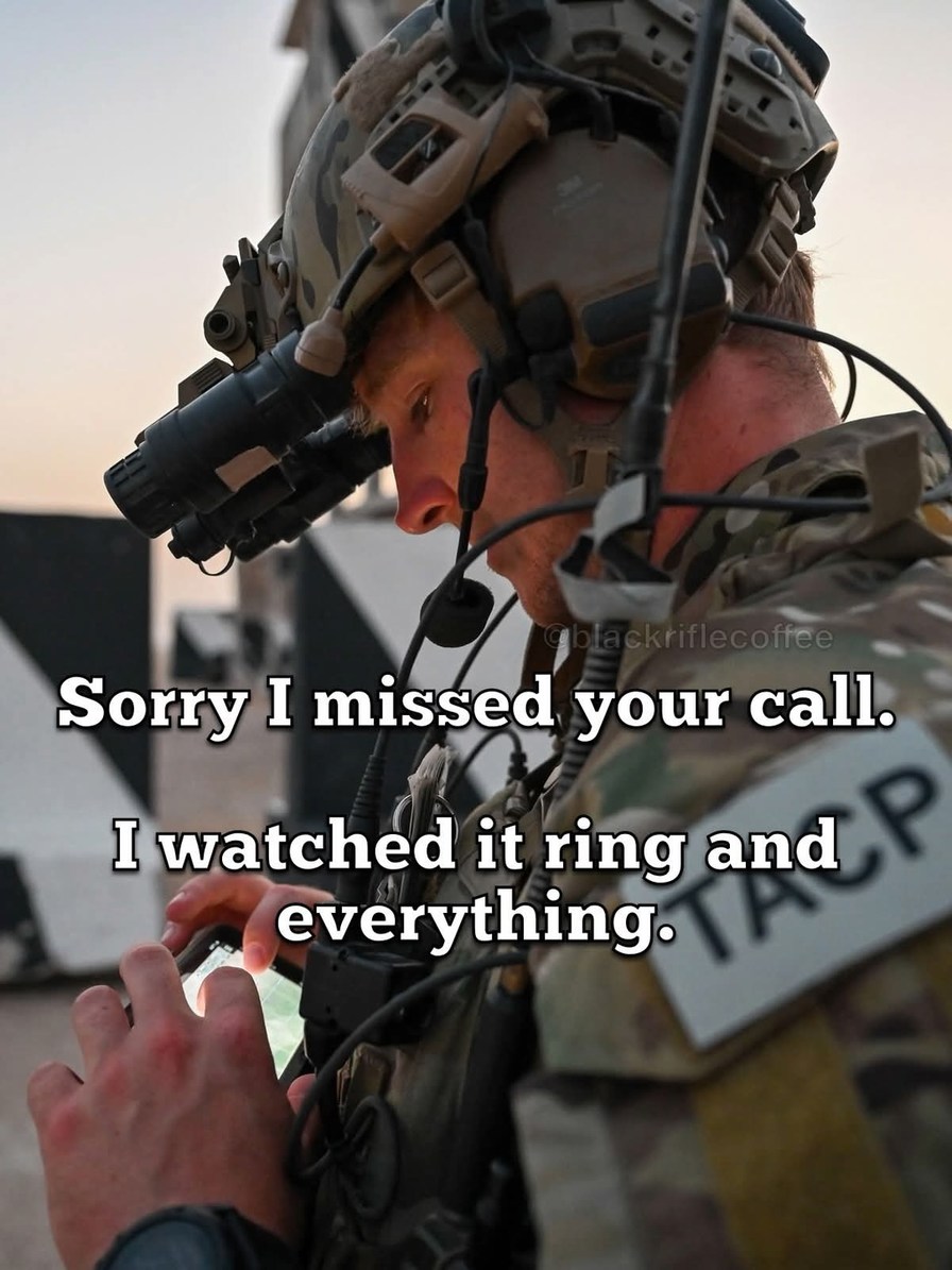 Sorry I missed your call. I watched it ring and everything.