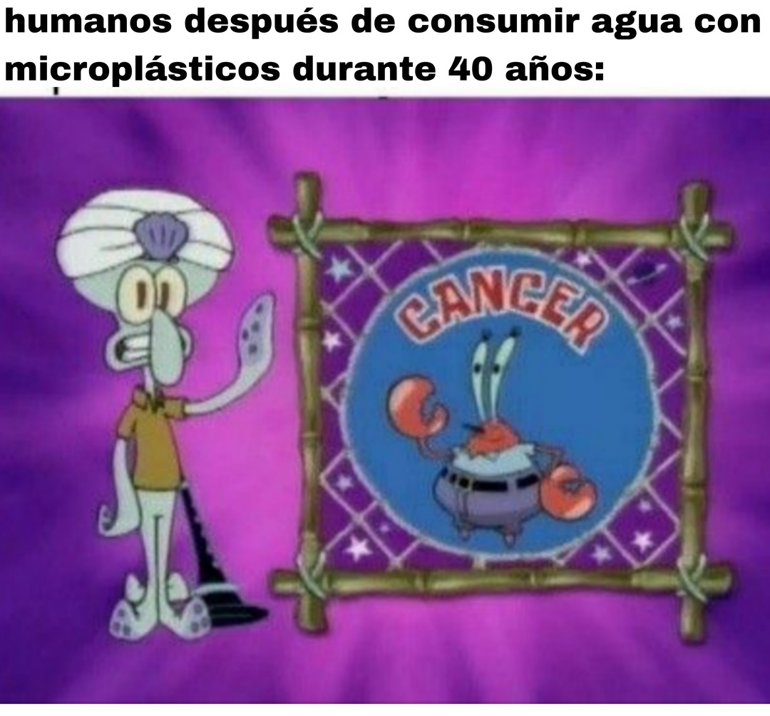 humanos después de consumir agua con microplásticos durante 40 años: