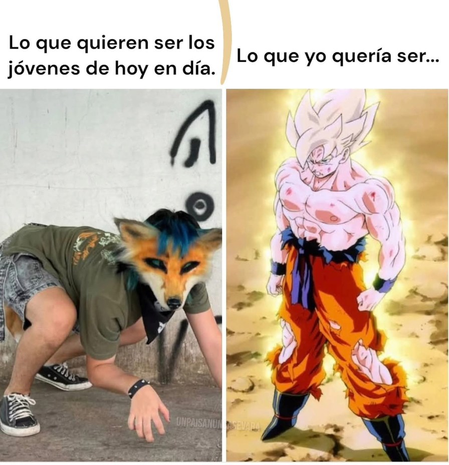 Lo que quieren ser los jóvenes de hoy en día. Lo que yo quería ser...