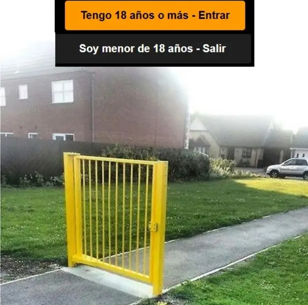 Tengo 18 años o más - Entrar\nSoy menor de 18 años - Salir