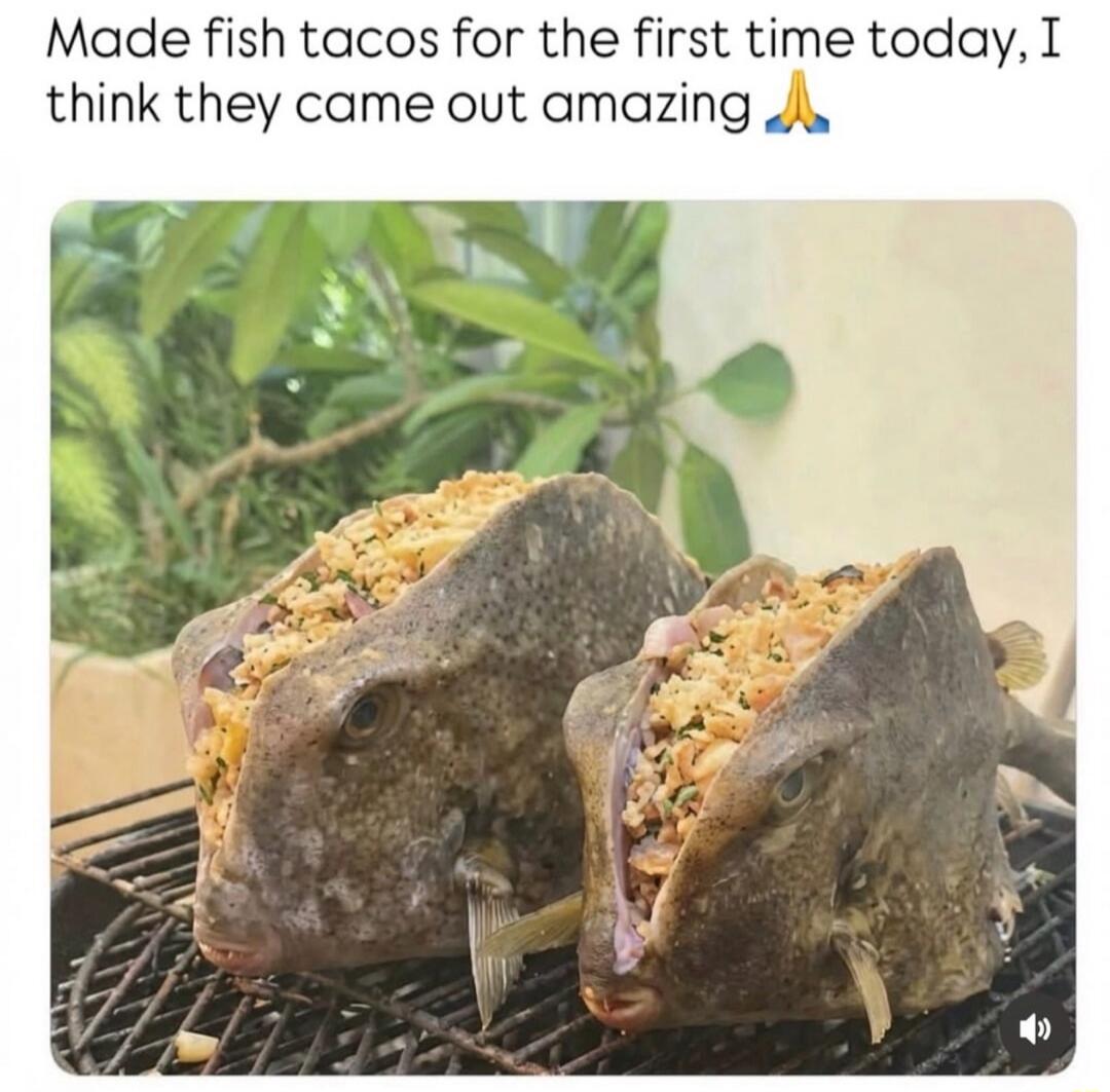 Made fish tacos for the first time today, I think they came out amazing 🙏