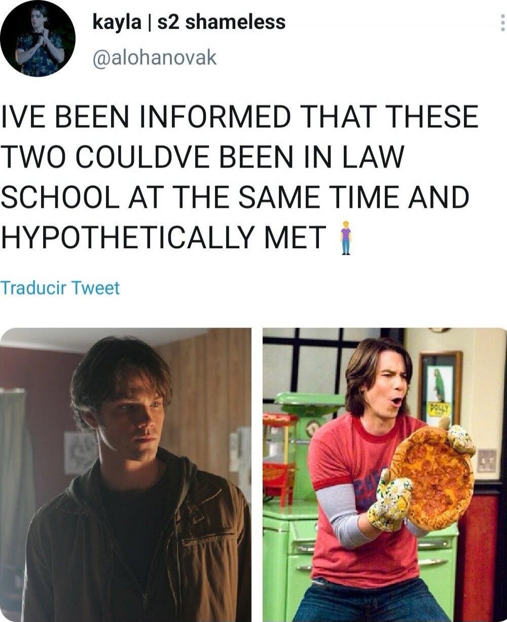 IVE BEEN INFORMED THAT THESE TWO COULDVE BEEN IN LAW SCHOOL AT THE SAME TIME AND HYPOTHETICALLY MET 👤