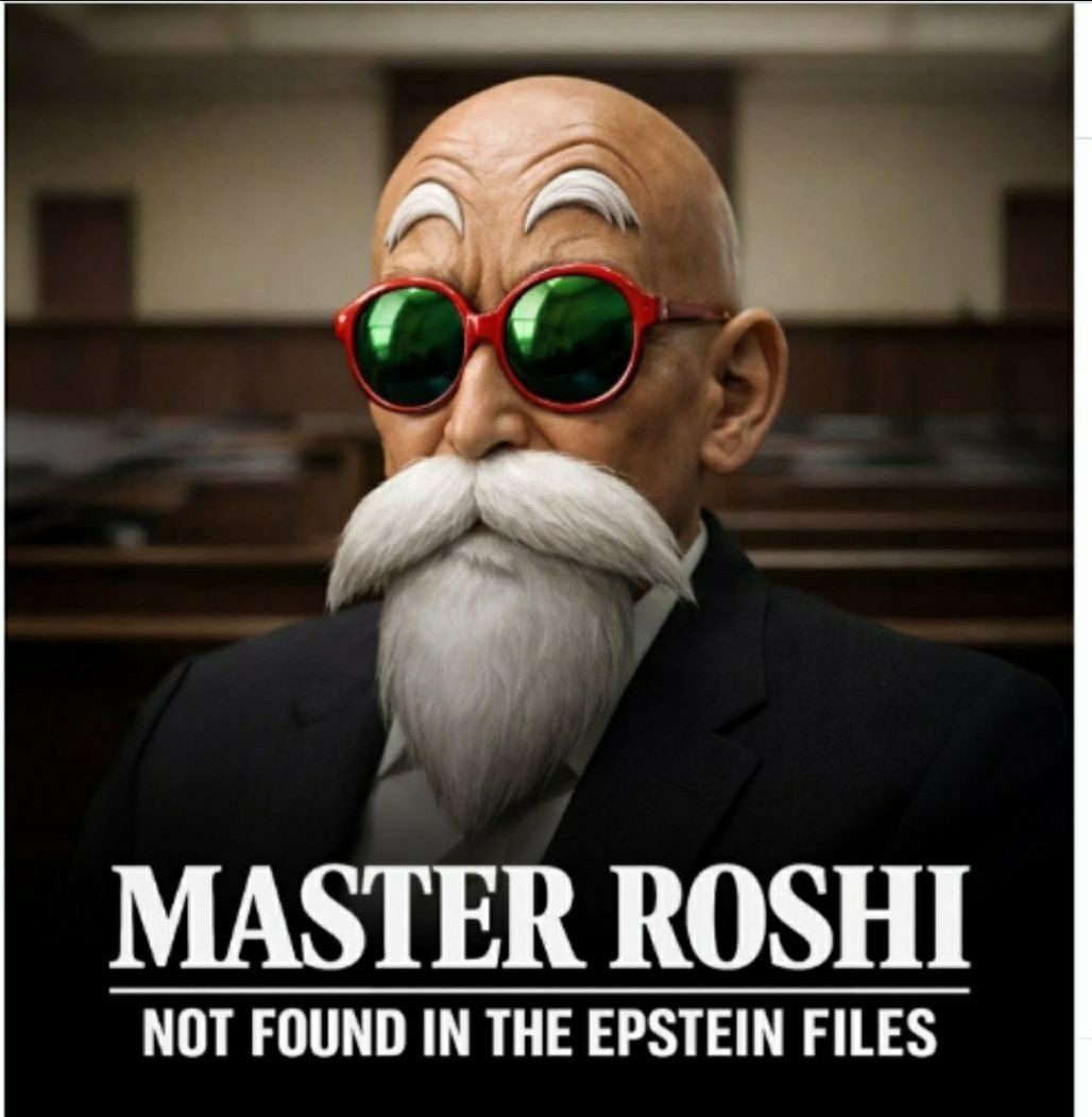MASTER ROSHI NOT FOUND IN THE EPSTEIN FILES