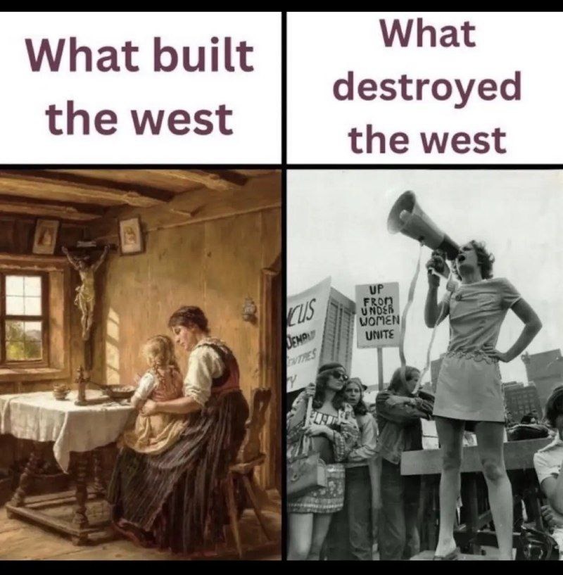 What built the west
What destroyed the west