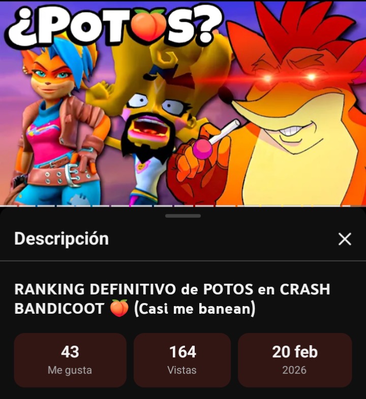 ¿POTOS? Descripción RANKING DEFINITIVO de POTOS en CRASH BANDICOOT 🍑 (Casi me banean)