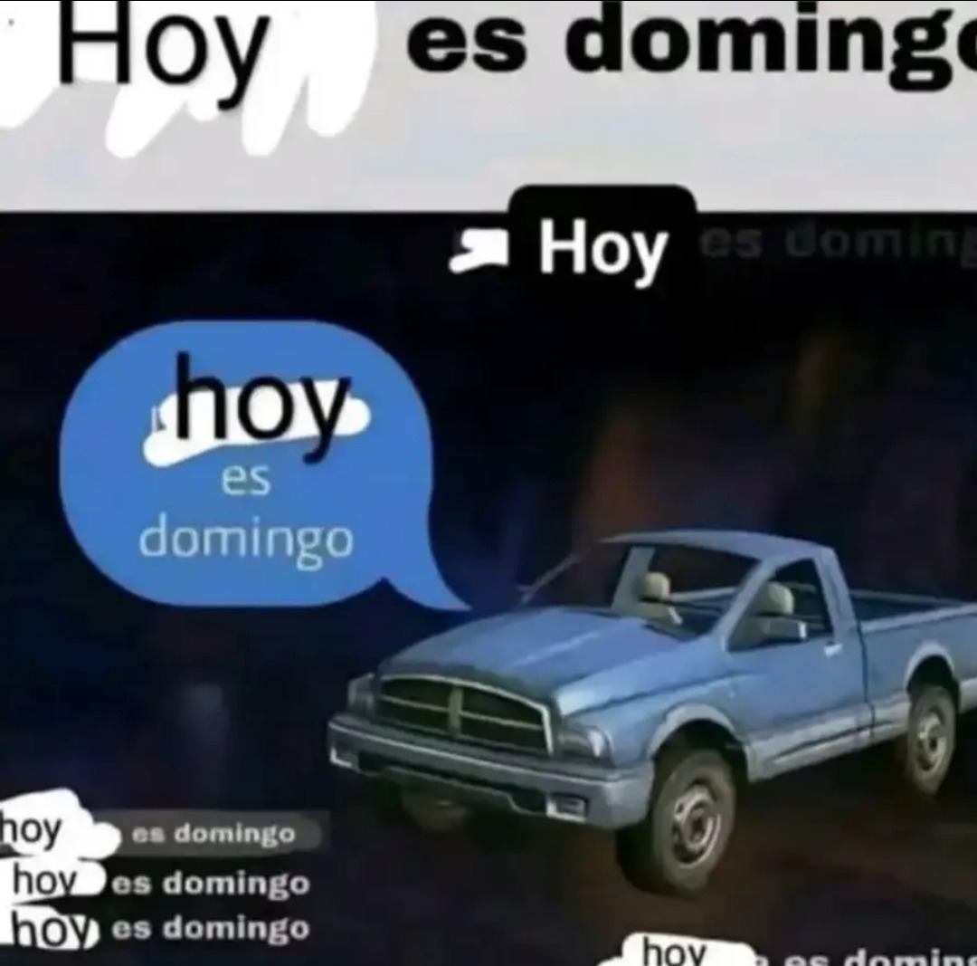 Hoy es domingo Hoy es domingo Hoy es domingo