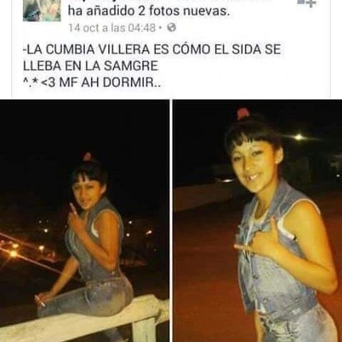 LA CUMBIA VILLERA ES CÓMO EL SIDA SE LLLEBA EN LA SAMGRE  ^.* <3 MF AH DORMIR..