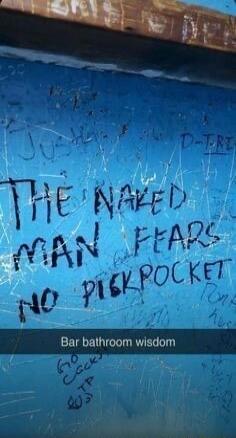 THE NAKED MAN FEARS NO POCKET