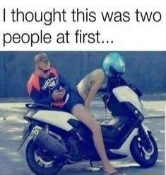 I thought this was two people at first...