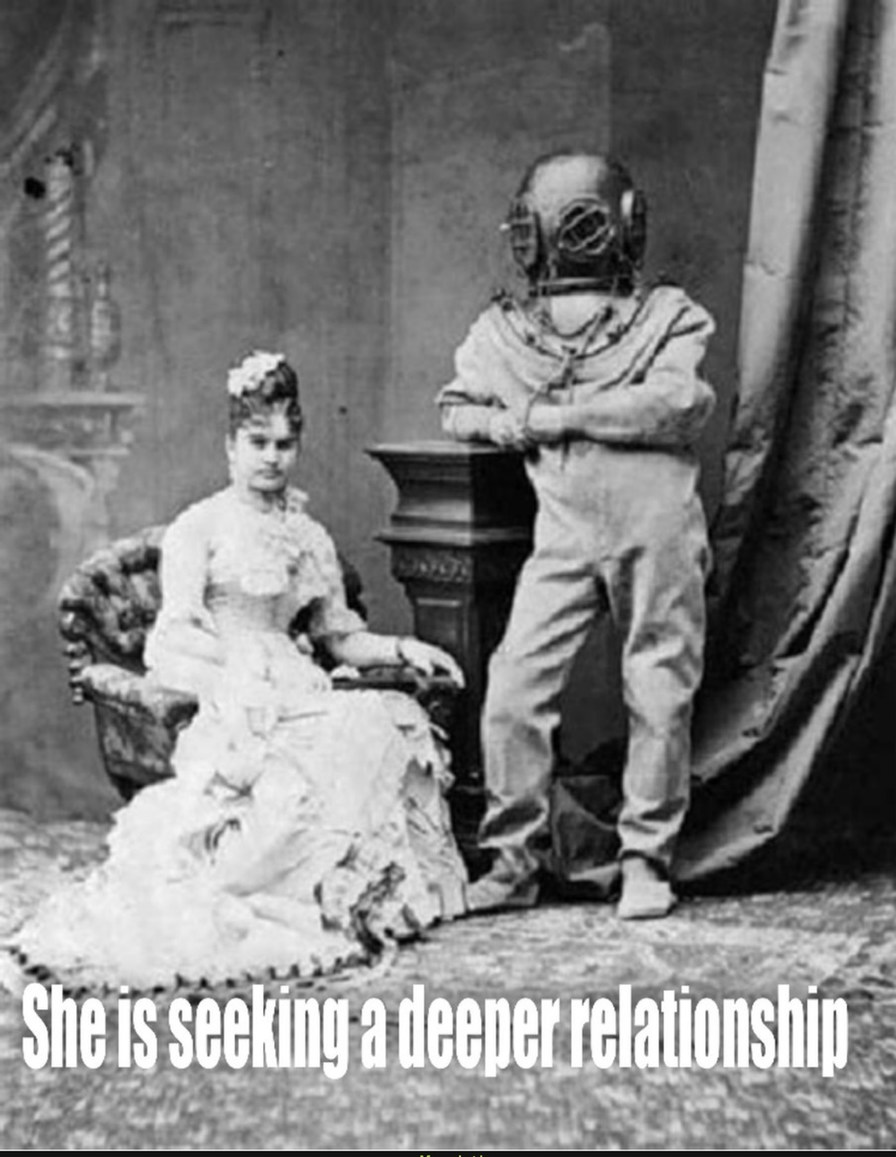 She is seeking a deeper relationship