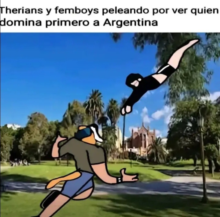Therians y femboys peleando por ver quien domina primero a Argentina