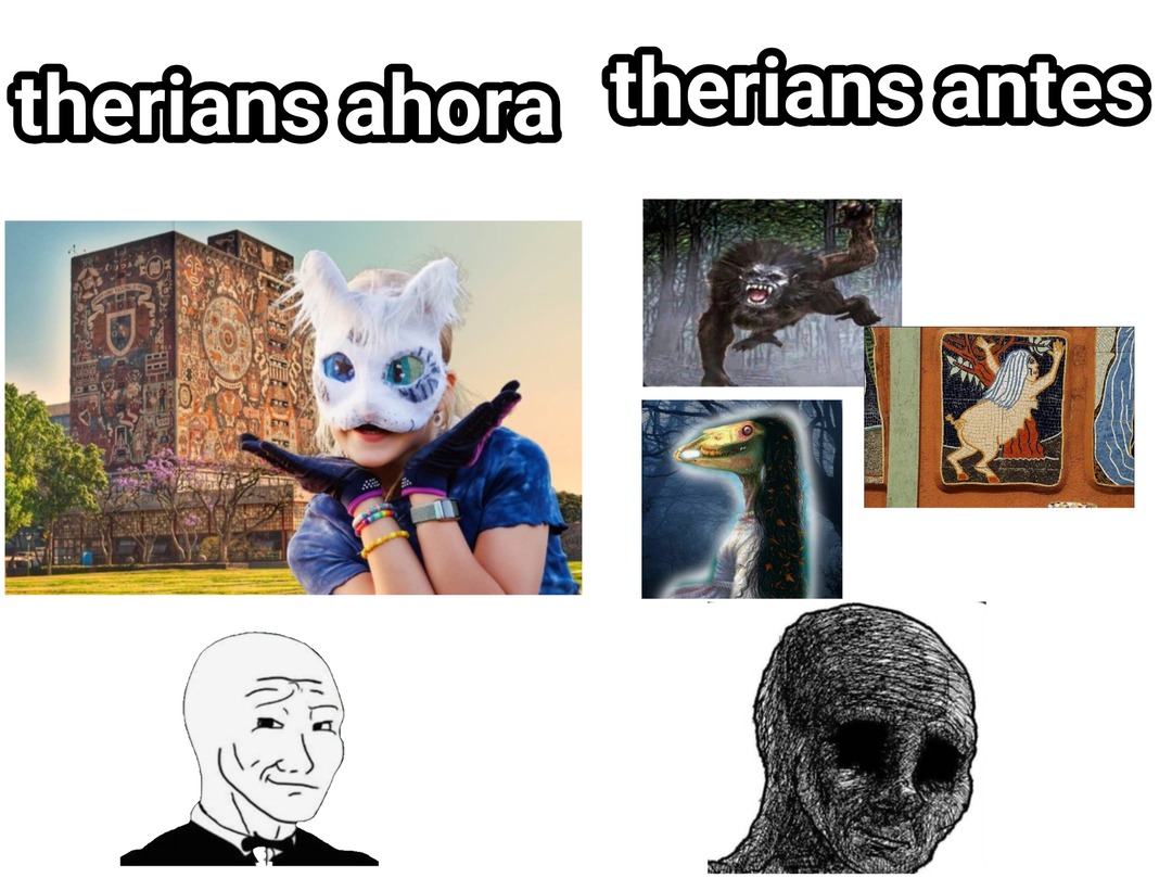 therians ahora  therians antes