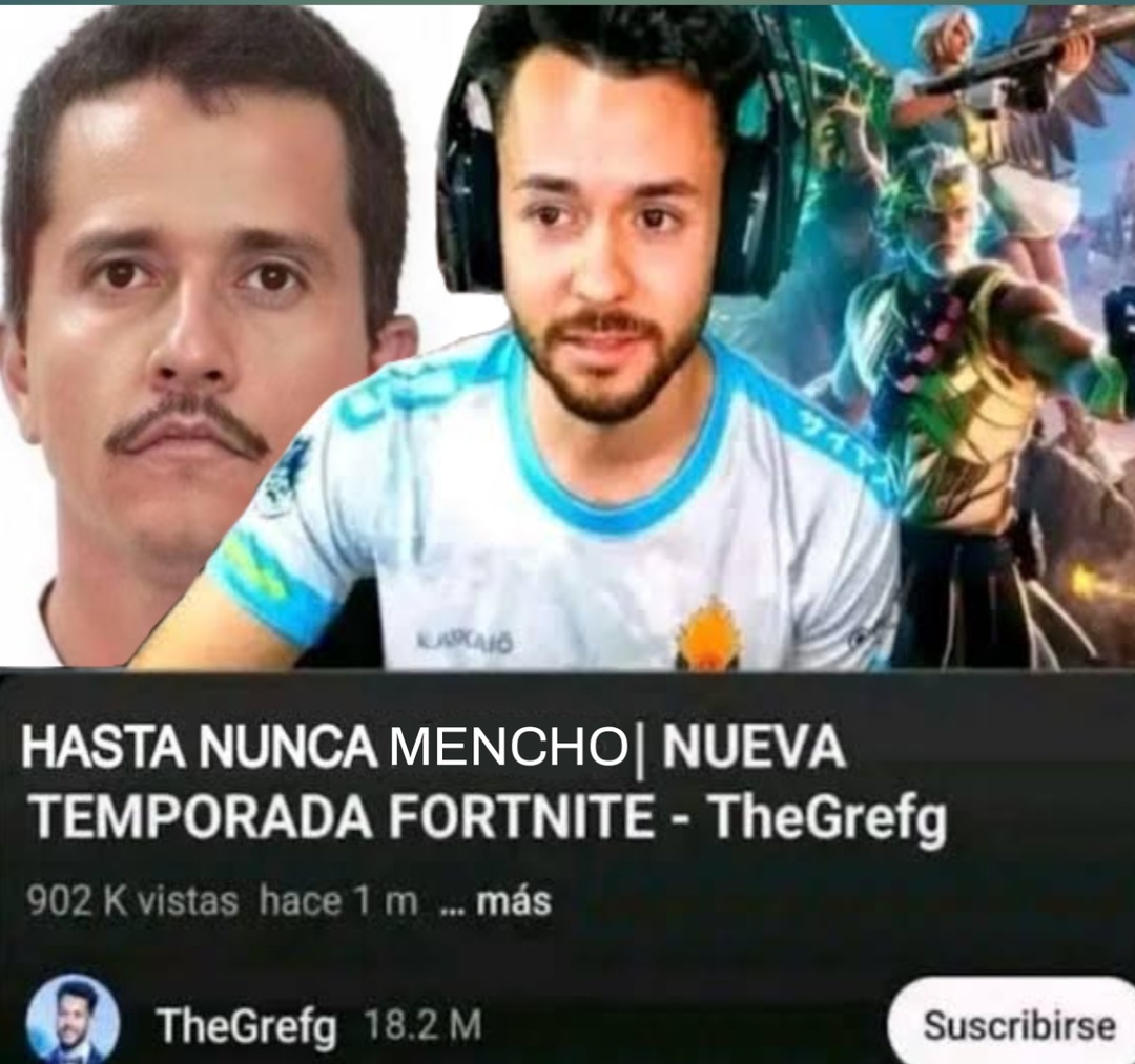 HASTA NUNCA MENCHO NUEVA TEMPORADA FORTNITE - TheGrefg 902 K vistas hace 1 m ... más