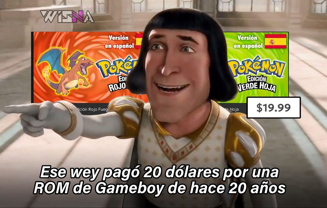 Ese wey pagó 20 dólares por una ROM de Gameboy de hace 20 años